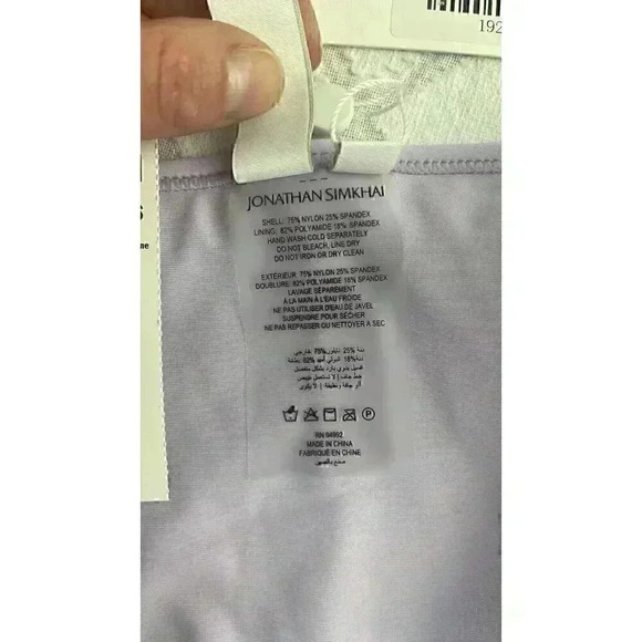 Jonathan Simkhai Eunice Strappy Lupine Bikini Bottom Size M NWT - Picture 7 of 9